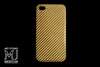 MJ Luxury Apple iPhone Case Carbon Fiber Gold